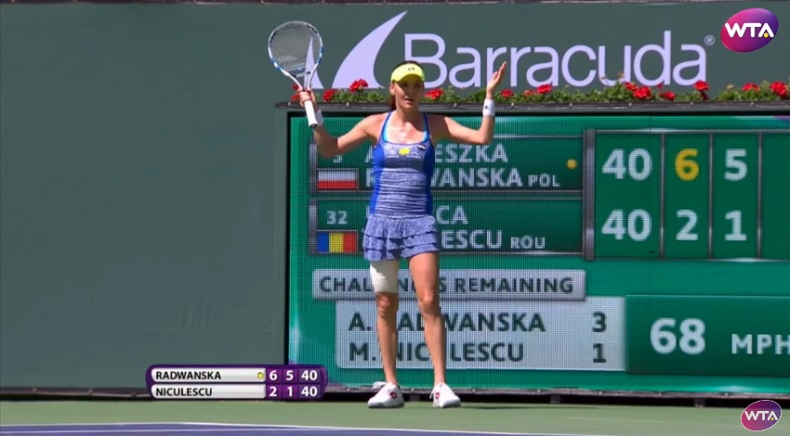 Madame "Hot shots" Aga Radwanska a encore frappé en 2016.