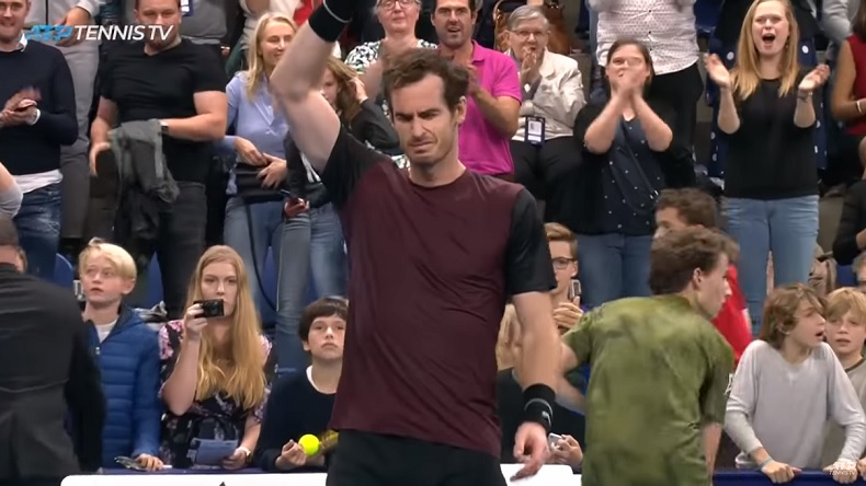 L'émotion d'Andy Murray après son titre au tournoi d'Anvers 2019, neuf mois après sa deuxième opération à la hanche.