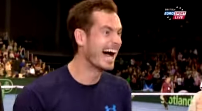 Andy Murray vient de détruire un couple en direct à la télévision.