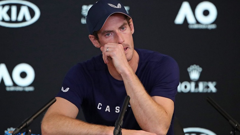L'émotion d'Andy Murray en conférence de presse à l'Open d'Australie 2019 pour l'annonce de l'arrêt de sa carrière (Photo ATP)
