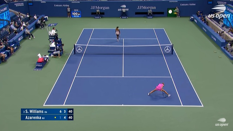 Victoria Azarenka et Serena Williams n'ont pas retenu le bras en demi-finales de l'US Open 2020.