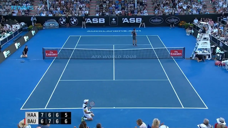 Roberto Bautista Agut et Robin Haase ont livré un match de dingue en demi-finales du tournoi d'Auckland 2018.