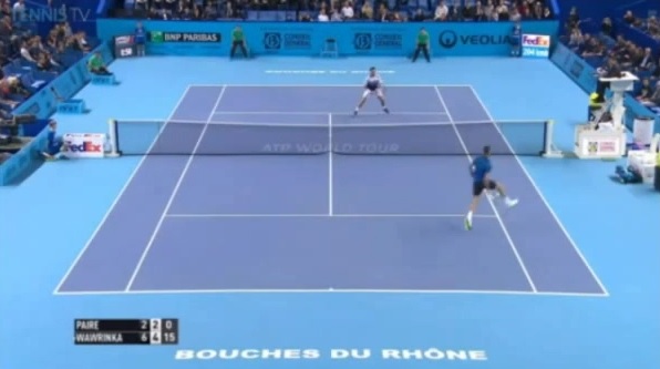 Du tennis champagne entre Benoît Paire et Stan Wawrinka au tournoi de Marseille 2015.