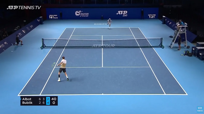 Le tennis génial d'Alexander Bublik au tournoi de SIngapour.