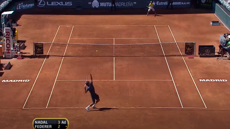 La dernière fois que Federer triomphait de Nadal sur terre battue, ça se passait en finale de Madrid en 2009.