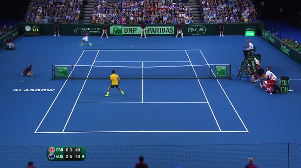 Dan Evans a dû avoir des frissons pendant ce match.