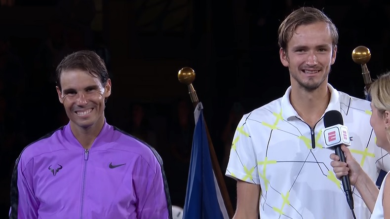 Le discours amusant de Daniil Medvedev en finale de l'US Open 2019.