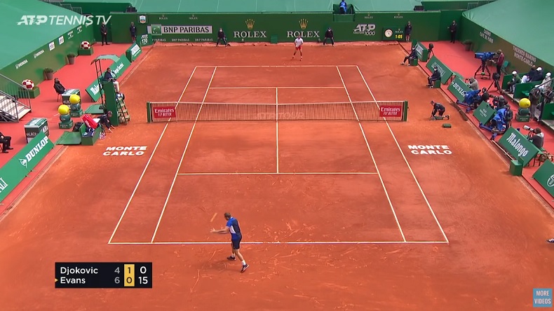 Dan Evans a cuisiné Novak Djokovic à Monte-Carlo.