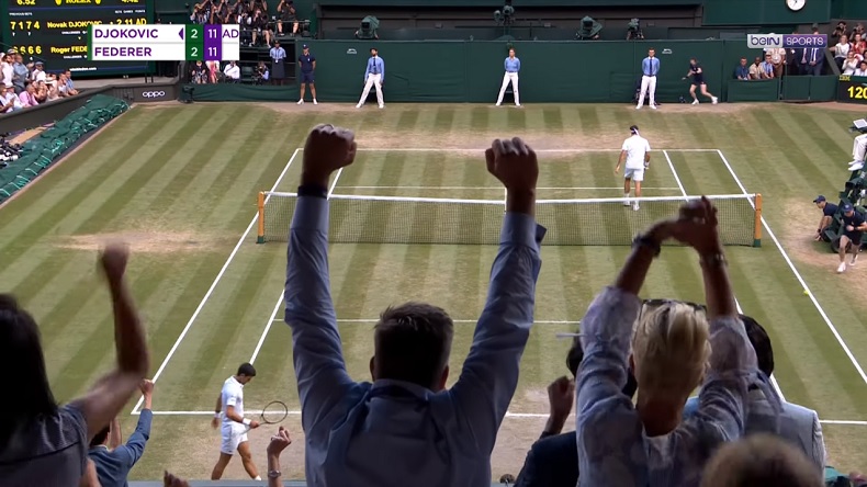 Un match de légende entre Novak Djokovic et Roger Federer en finale de Wimbledon 2019.