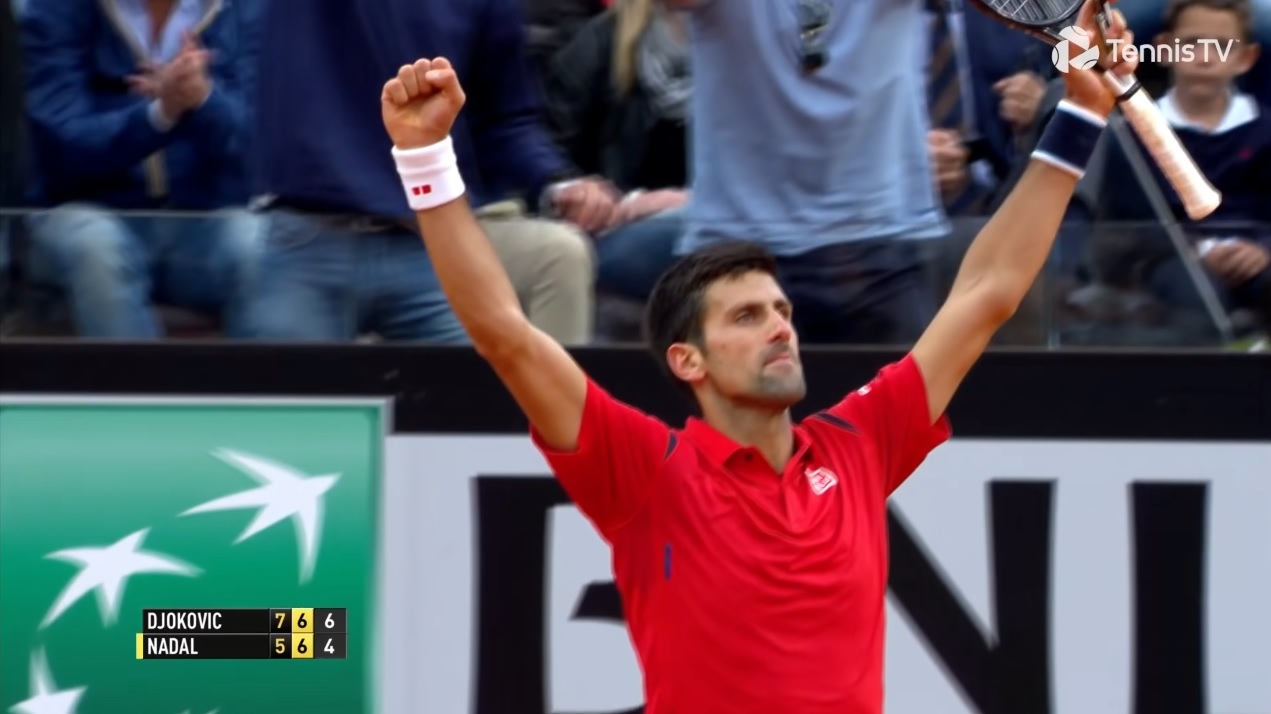 Le match monumental entre Novak Djokovic et Rafael Nadal en quarts de finale du Masters de Rome 2016.