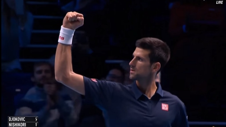 Novak Djokovic a corrigé Kei Nishikori en demi-finales du Masters 2016.