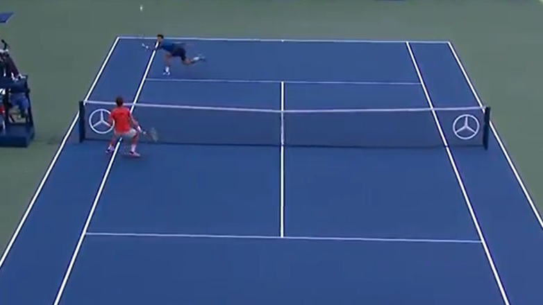 Djokovic fait de Roberto Carballés Baena sa chose à l'US Open 2019.