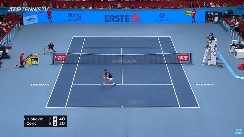 Novak Djokovic et sa capacité légendaire à être infranchissable par moments.