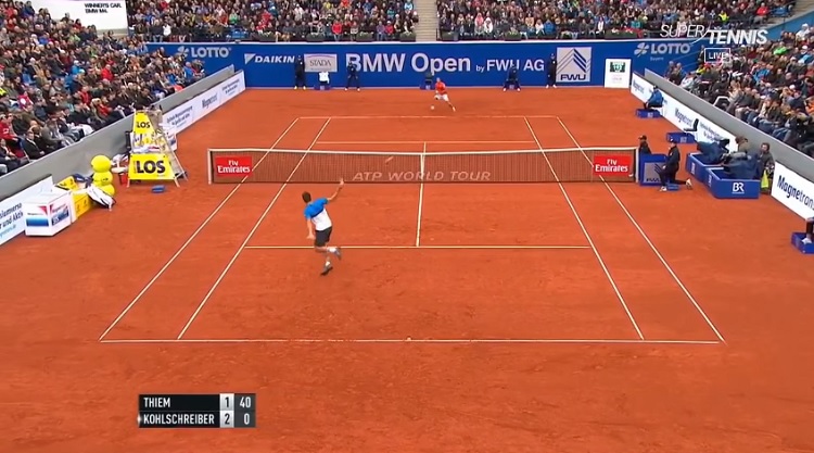 Dominic Thiem et son ar