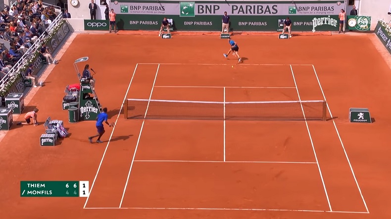 Ce tweener à Roland-Garros fait partie des meilleurs points de Dominic Thiem en 2019.
