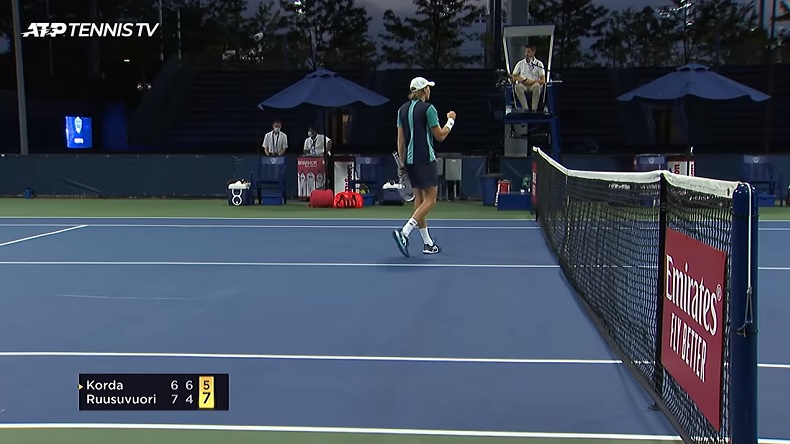 Emil Ruusuvuori a mis 15 points de suite pour renverser son match contre Sebastian Korda à Cincinnati.
