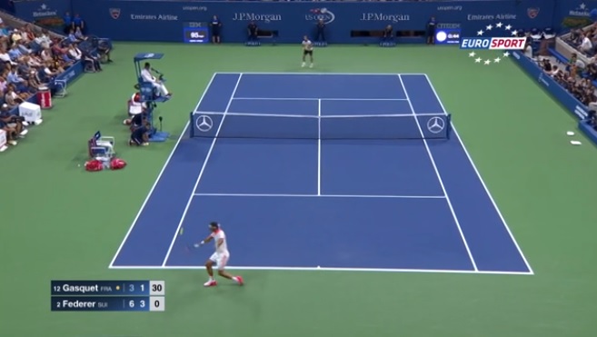 Fed Express a été expéditif contre Richard Gasquet à l'US Open 2015.