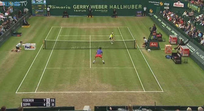 Roger Federer et Andreas Seppi