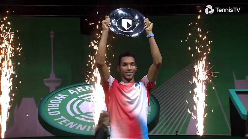 Le premier titre ATP de la carrière de Felix Auger-Aliassime au tournoi de Rotterdam 2022.