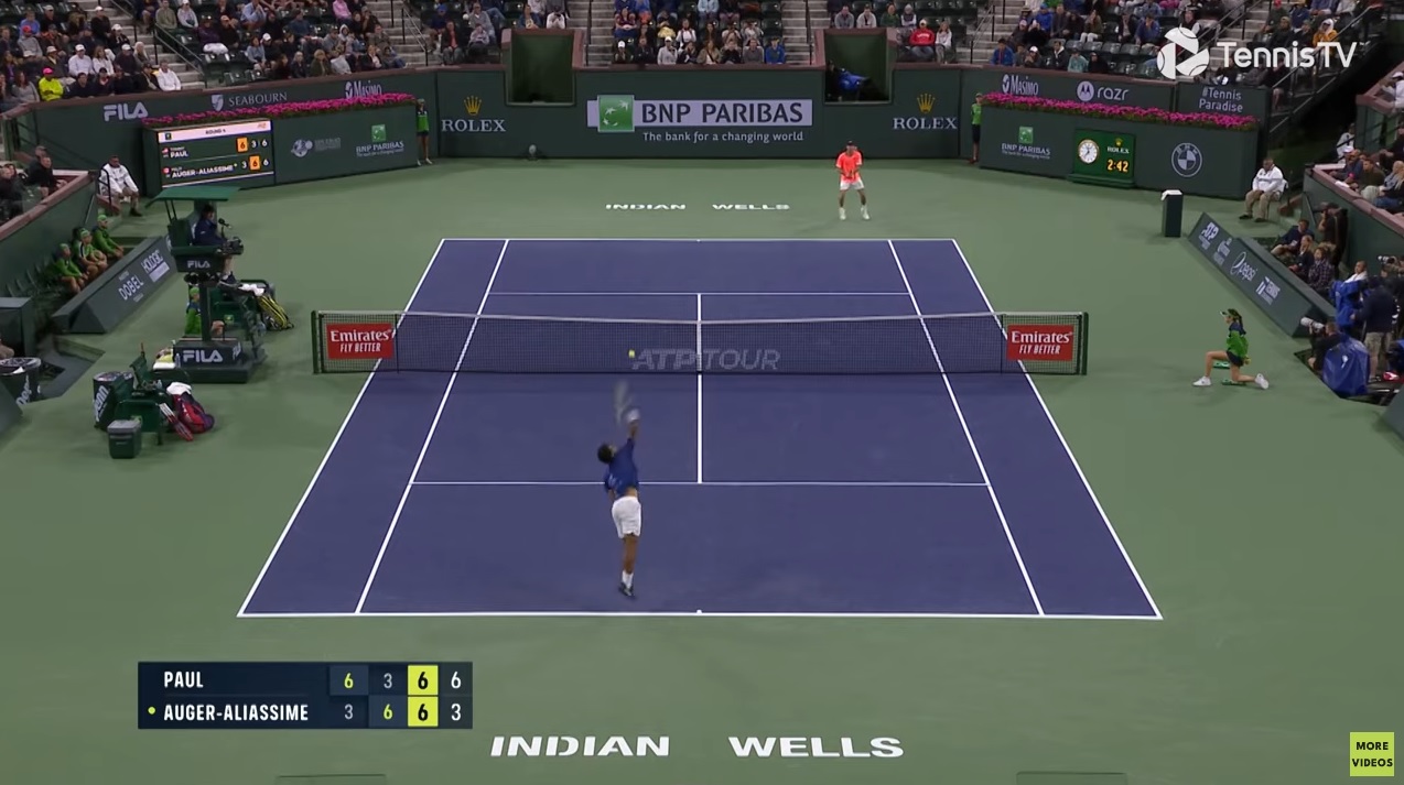 Les six balles de match sauvées par Felix AugerAliassime contre Tommy