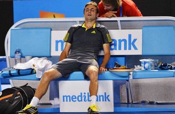 Gilles Simon à l'Open d'Australie 2013 (Reuters).