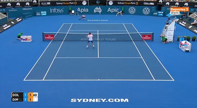 Ce passing de Grigor Dimitrov est monstrueux.