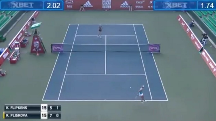 Kirsten Flipkens régale à Séoul.