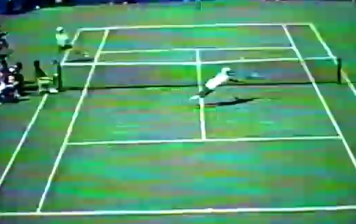Un point génial entre Leander Paes et Andre Agassi à l'US Open 1996.