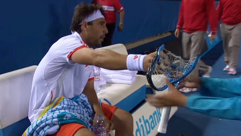 Le craquage légendaire de Marcos Baghdatis à l'Open d'Australie 2012.