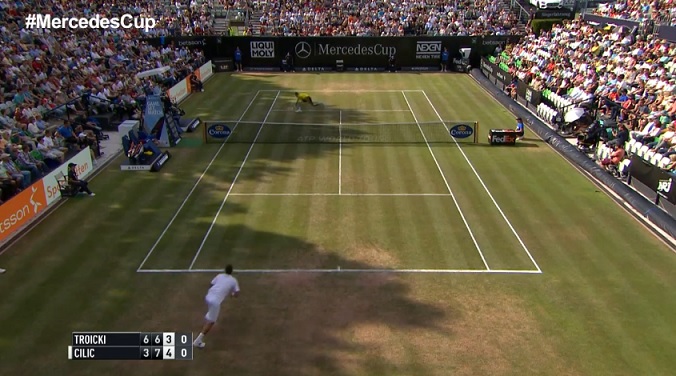 Une volée sublime de Marin Cilic.