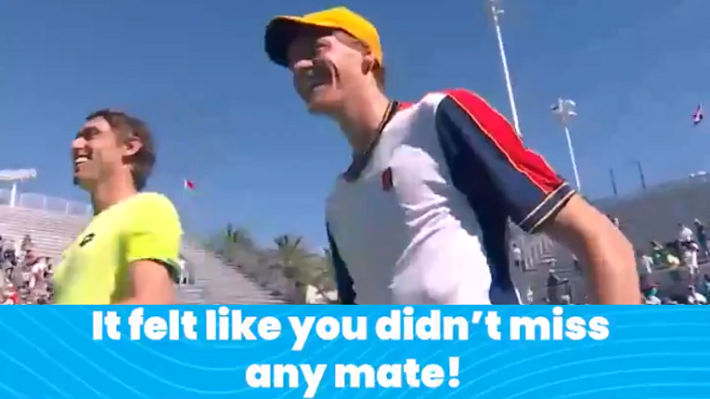 Les mots sympas de John Millman pour féliciter le niveau de jeu monstrueux de Jannik Sinner à Indian Wells.