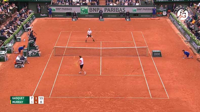 Quel point entre Andy Murray et Richard Gasquet à Roland-Garros 2016.