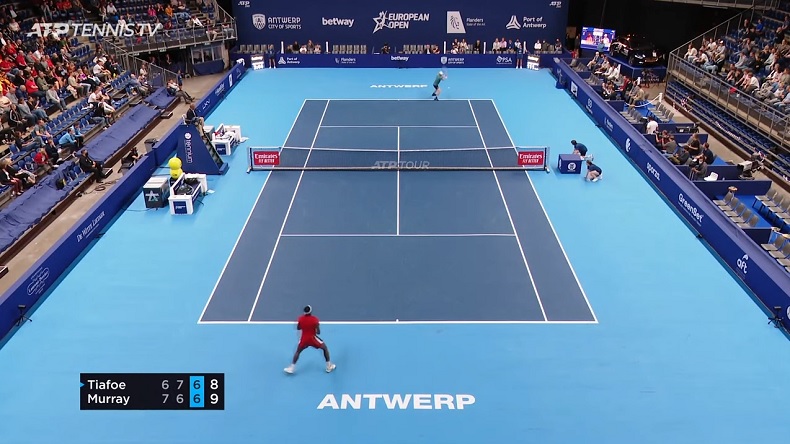 3h45 pour un match en deux sets gagnants. Murray et Tiafoe ont livré une rencontre épique au tournoi d'Anvers 2021.