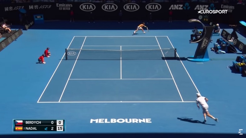 Rafael Nadal a donné une leçon à Tomas Berdych à l'Open d'Australie 2019.