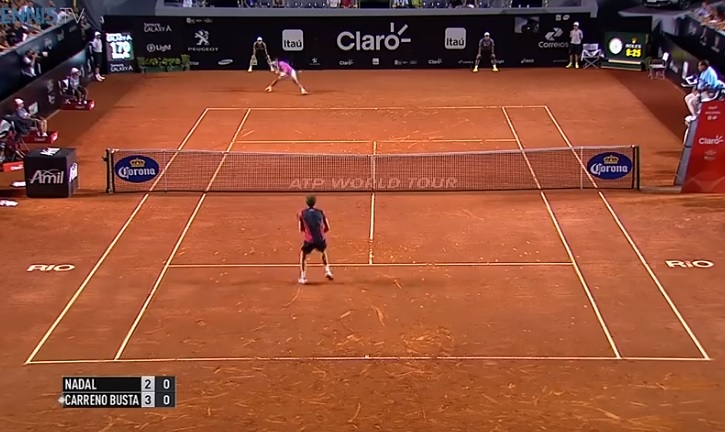 Rafael Nadal est toujours aussi impressionnant en passing.