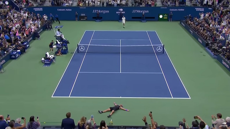 Les highlights du monument entre Nadal et Medvedev en finale de l'US Open 2019.