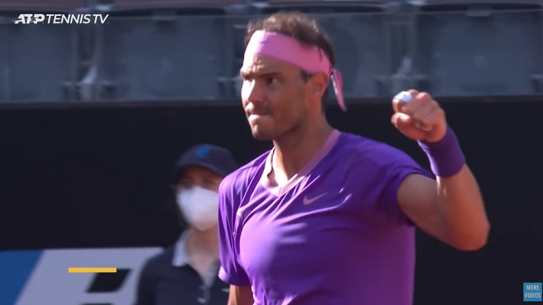 Rafael Nadal a encore été incroyable dans l'état d'esprit pour renverser Denis Shapovalov à Rome.