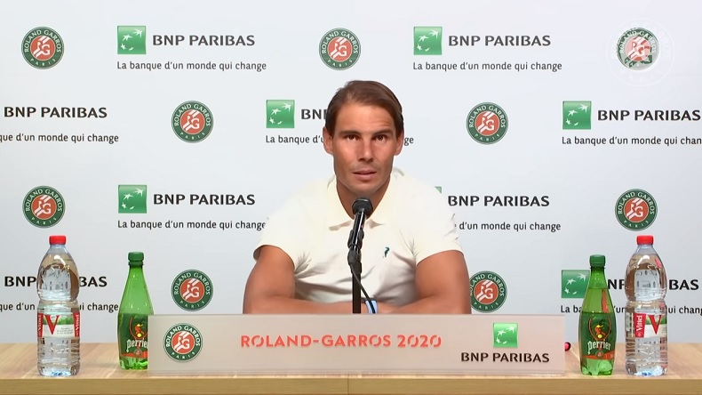 Le discours de champion de Rafa Nadal, à Roland-Garros 2020.