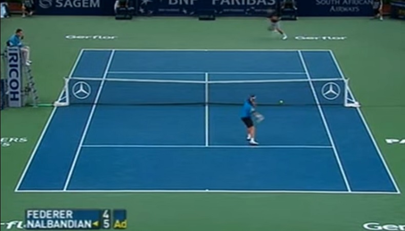 Un niveau de jeu de dingue entre Nalbandian et Federer au Masters de Paris-Bercy 2007.
