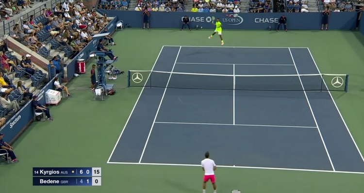 Gaël Monfils a de la concurrence pour les coups droits sautés.