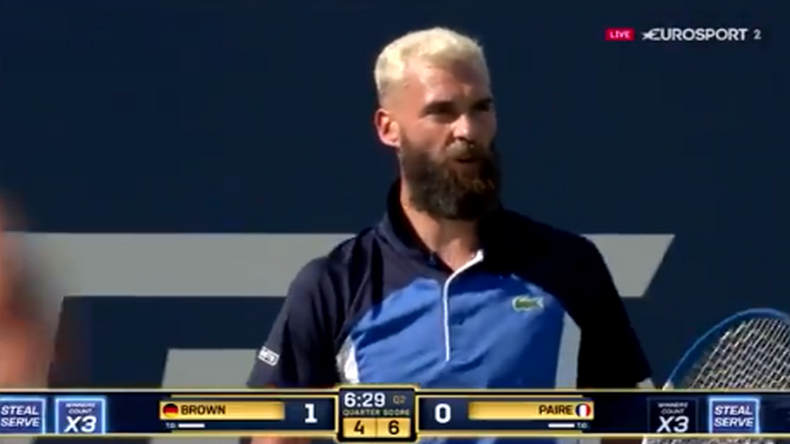 Benoit Paire a encore frappé. Lors de l'Ultimate Tennis Showdown, le Français a sorti une punchline dont il est le seul à avoir le secret.