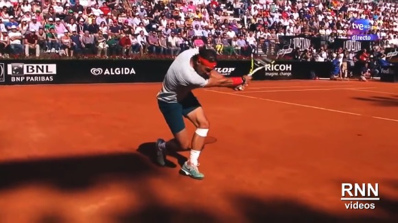 Rafael Nadal, le roi de la terre battue et des passing-shots.