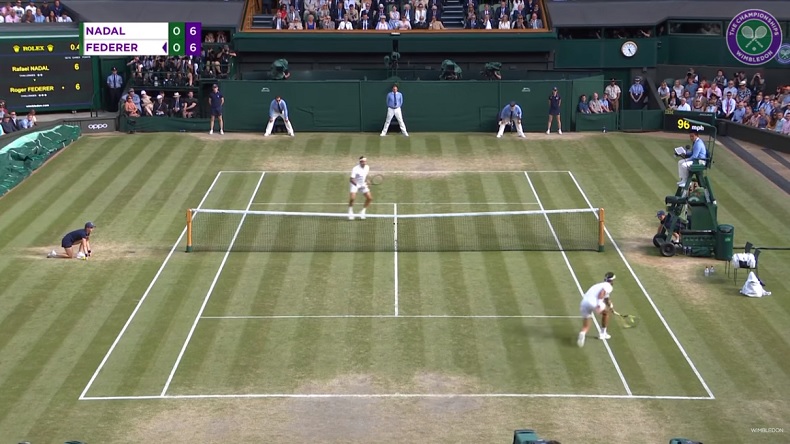 Les meilleurs points de Rafael Nadal à Wimbledon 2019.