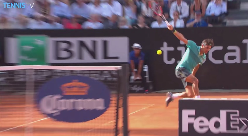 Ce revers chirurgical de Roger Federer