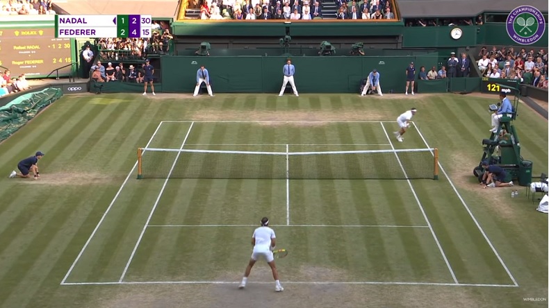 Les dix plus beaux points de Roger Federer à Wimbledon 2019.
