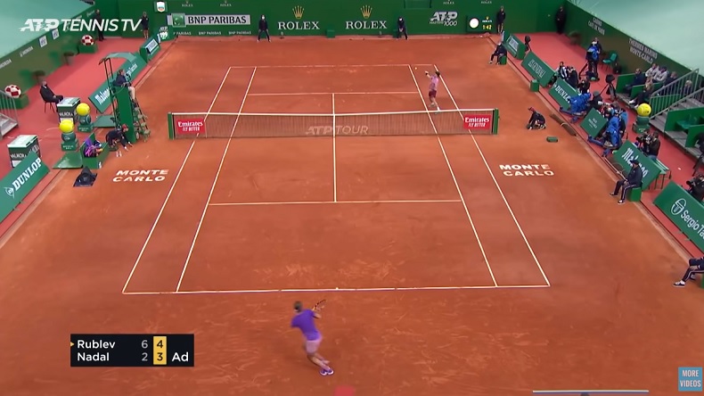 Andrey Rublev a été impressionnant contre Rafael Nadal à Monte-Carlo.