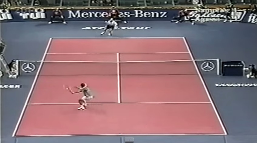 Pete Sampras en démonstration