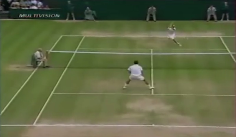 Pete Sampras a joué contre Andre Agassi en finale de Wimbledon 1999 le plus beau match de sa carrière probablement.