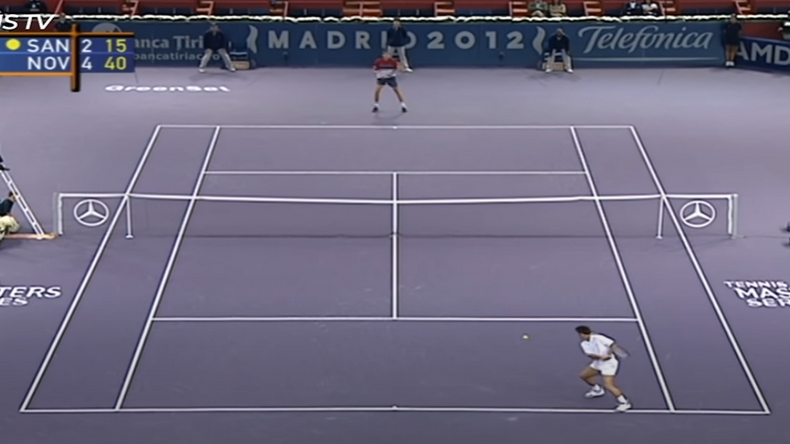 Une vidéo des plus beaux points du magicien de la petite balle jaune : Fabrice Santoro.