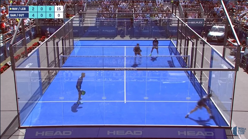 Un point de légende en padel réussi par Sanyo Gutierrez sur un tweener magistral.